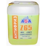 ANTIFREEZE AGA-Z65, PREMIXАнтифриз, готовый к применению, желтый, -65С 10 литров AGA044Z, 10 л, Россия